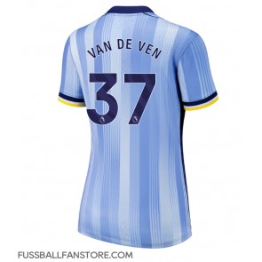 Tottenham Hotspur Micky van de Ven #37 Replik Auswärtstrikot Damen 2024-25 Kurzarm